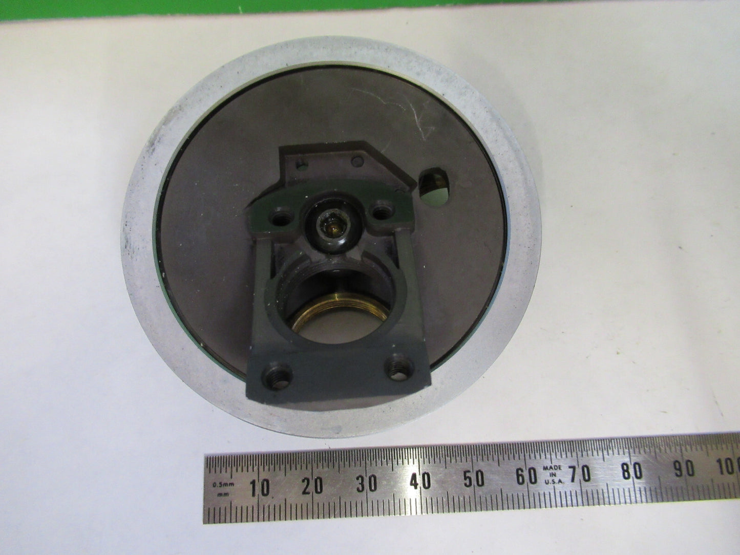 LEITZ WETZLAR GERMANY QUADRUPLE NOSEPIECE MICROSCOPE PART AS PICTURED X2-A-22