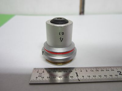 OPTICAL MICROSCOPE PART Nikon objective 4x OPTICS BIN#46-L-11