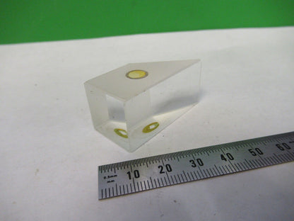BAUSCH LOMB GLASS PRISM OPTICS MICROSCOPE PART AS PICTURED T2-A-63
