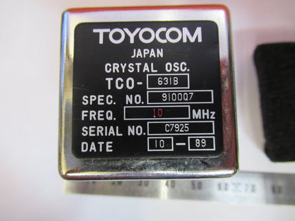 Toyocom 10 MHz Oscillator Quartz Crystal Frequency Control