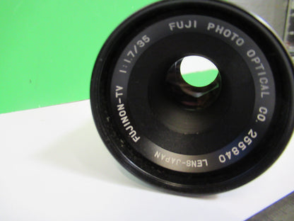 LENS JAPAN FUJINON-TV FUJI PHOTO OPTICAL 1:1.7/35 OPTICS X5-A-50