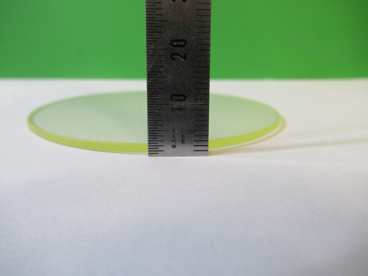 Optical Yellowish Glass Window Mil Spec Laser Optics