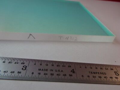 OPTICAL COATED PROFESSIONAL OPTICS GLASS BK7 FLAT PLATE AS IS  #83-A-29