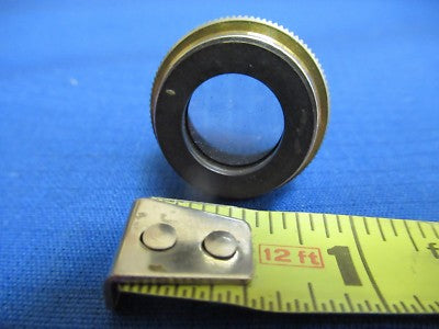 BAUSCH LOMB OPTICS OBJECTIVE LENS ??mm MICROSCOPE PART AS PICTURED &S1-A-25