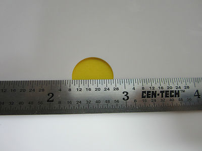 LARGE ALUMINA CERAMIC WAFER AS PICTURED SUBSTRATE LASER OPTICS BIN#28-15