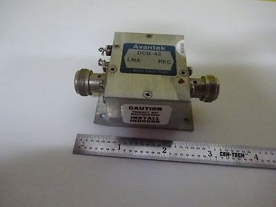 RF MICROWAVE FREQUENCY AVANTEK DCB-42 AMPLIFIER AS IS BIN#W6-04