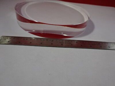 OPTICAL ZYGO FLAT FUSED SILICA 4" DIAMETER OPTICS AS IS #91-46