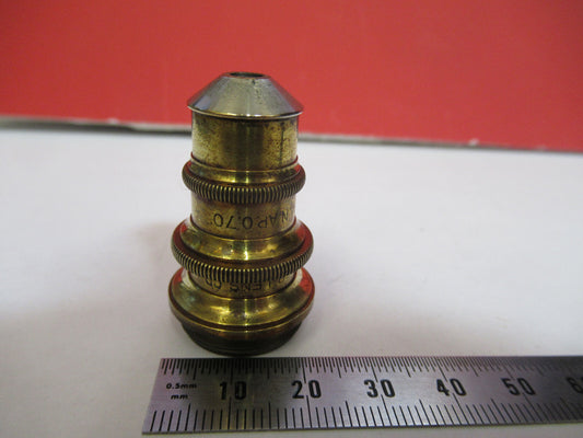 Brass Objective Antique Spencer Lens Co. American Optical Co. Microscope