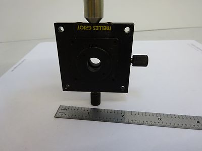 OPTICAL MELLES GRIOT FIBER LENS MIRROR HOLDER  LASER OPTICS AS IS BIN#J6-B-05