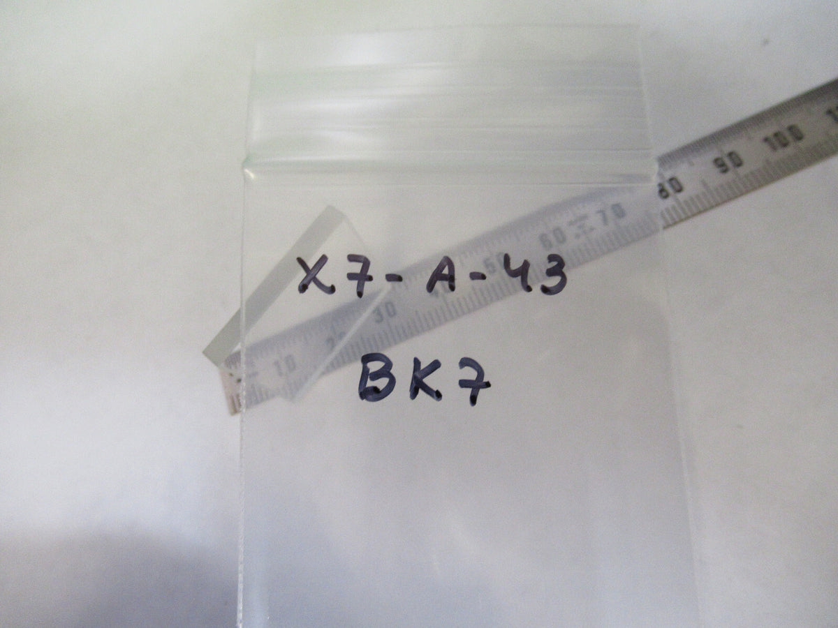 OPTICAL SQUARE BK7 GLASS PLATE PROLASER OPTICS AS PICTURED X7-A-43