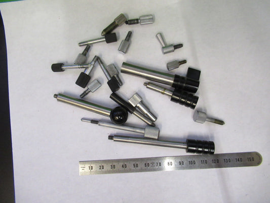 ASSORTED LOT SPECIALTY SCREWS WILD AUS JENA OLYMPUS ETC MICROSCOPE PART T2-A-70