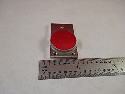 OPTICAL MIRROR GLUED TO A PLATE OPTICS AS PICTURED &7C-A-20