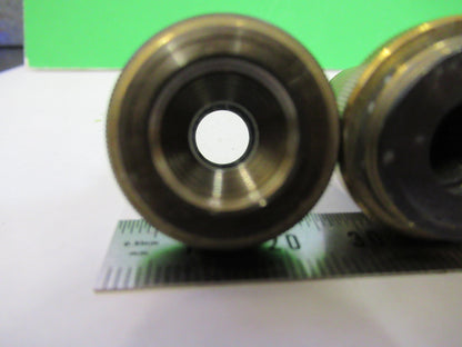 Antique Carl Zeiss AG Germany Lot Objective Microscope Part