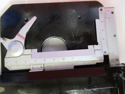 OLYMPUS JAPAN XY STAGE TABLE CLIPS MICROSCOPE PART AS PICTURED T9-A-20