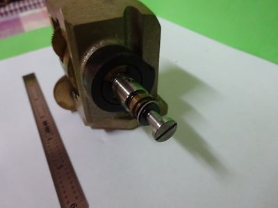 MICROSCOPE PART POLYVAR REICHERT LEICA STAGE MECHANISM // OPTICS AS IS BIN#W2-05