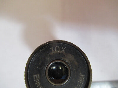 Antique Ernst Leitz Germany 10X Eyepiece Microscope Part