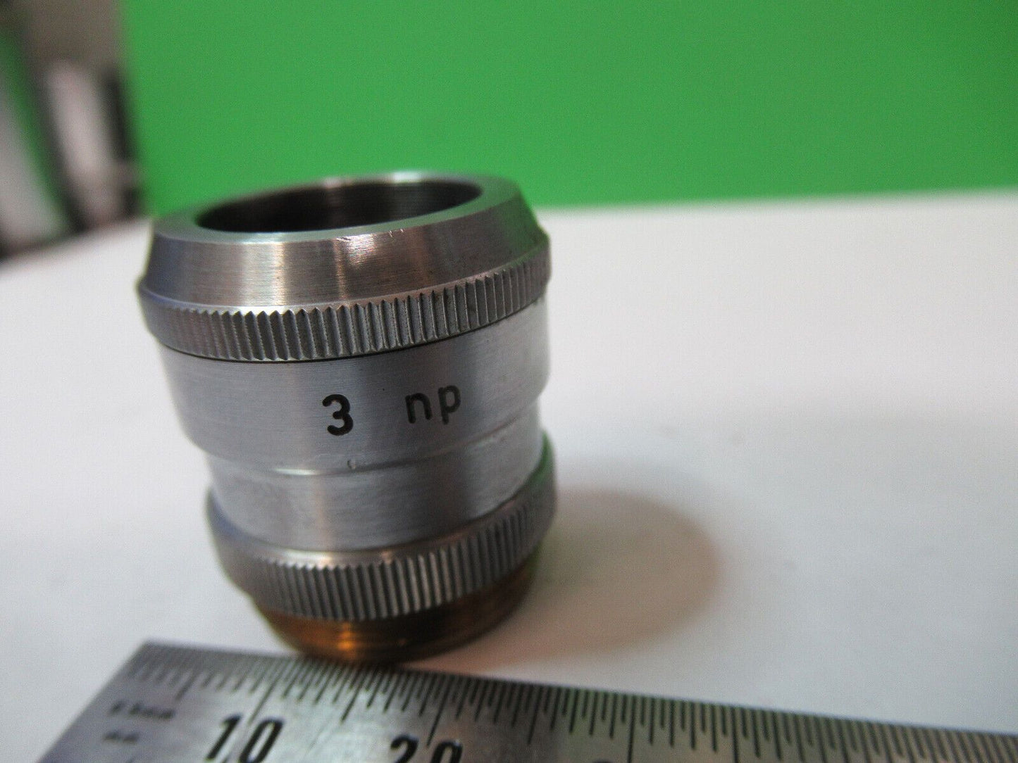 REICHERT AUSTRIA OBJECTIVE 3 np EPI MICROSCOPE PART AS PICTURED &R2-A-37