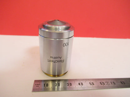 MICROSCOPE PART REICHERT POLYVAR OBJECTIVE DIC IK FLUOR 100X OPTICS Y5-A-31