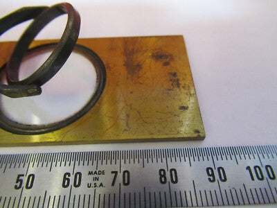 Antique Brass Nachet Stage Assembly France Microscope Part