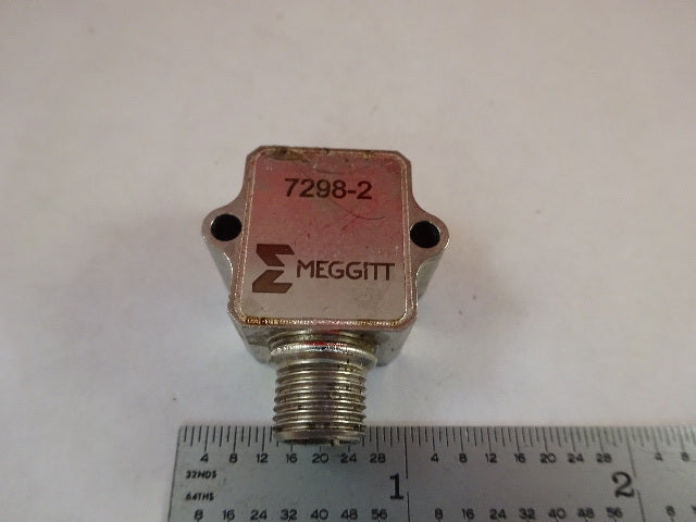 MEGGITT ENDEVCO TRIAXIAL ACCELEROMETER MODEL 7298-2 VIBRATION SENSOR #A2-FT-13
