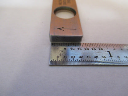 BAUSCH LOMB POL RETARDATION SLIDE 550 nm MICROSCOPE PART AS PICTURED &27-A-28