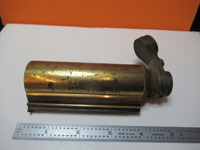 Antique Bausch & Lomb Tubus Nose Brass 1890's Microscope Part