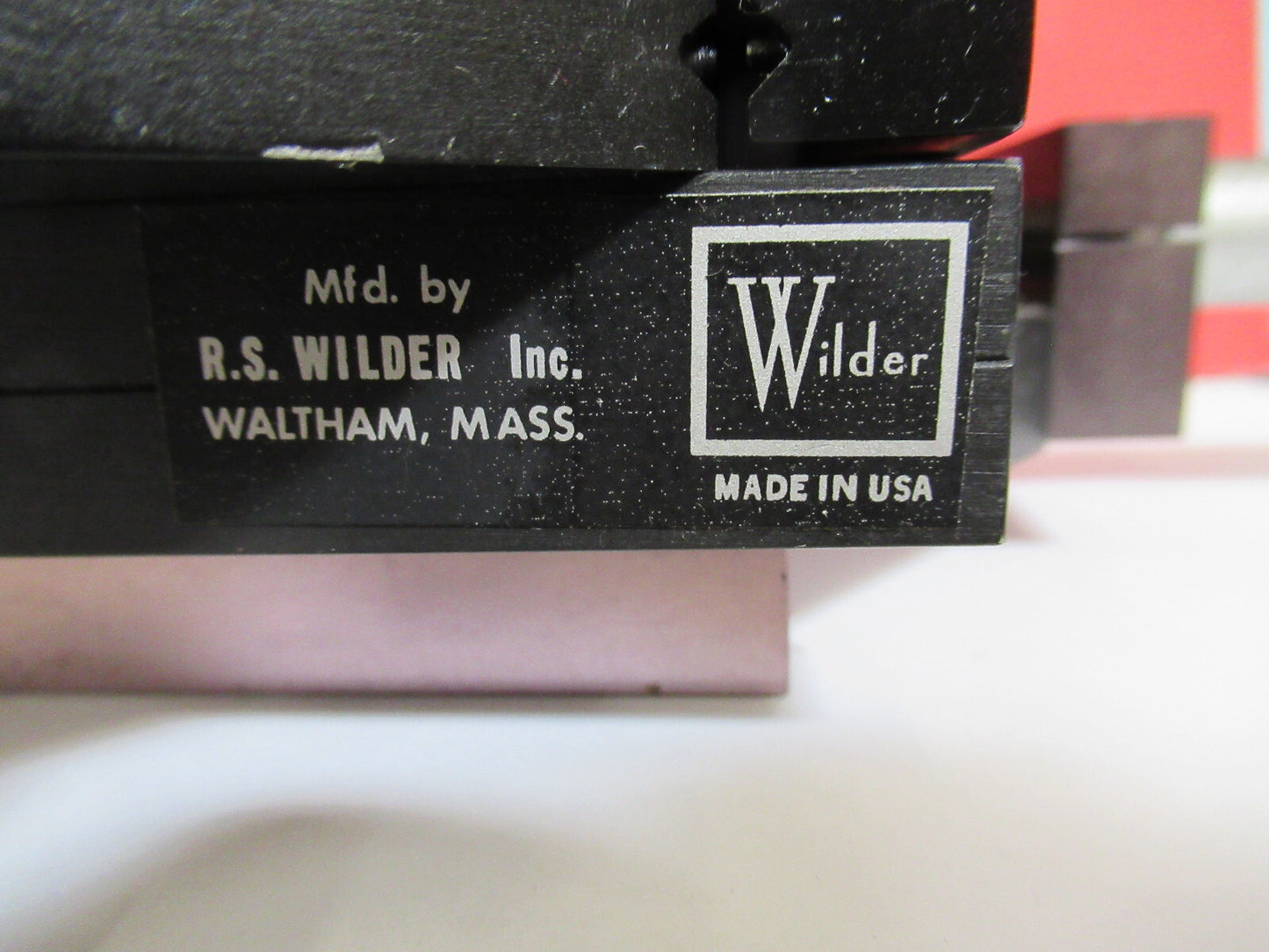 BARNES  WILDER STAGE XY TABLE WORKS OK  MICROSCOPE PART AS PICTURED  S3-B-87
