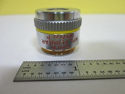 MIKROSKOPTEIL OBJEKTIV LEITZ FLUOTAR 10X P INFINITY OPTICS AS IS BIN#U2-17