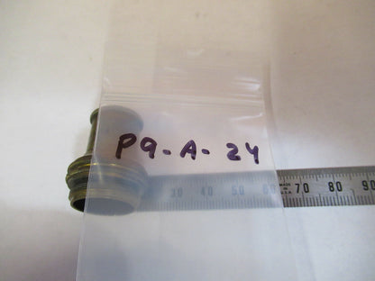 ANTIQUE BAUSCH LOMB BRASS OBJECTIVE MICROSCOPE PART AS PICTURED &P9-A-24