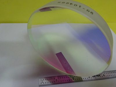 OPTICAL  DICHROIC COATED FLAT FUSED SILICA MIRROR LASER OPTICS AS IS BIN#P7-18