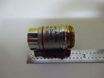 Microscope Part Objective Reichert Plan Achro Iris Diaphragm 50X Optics Bn