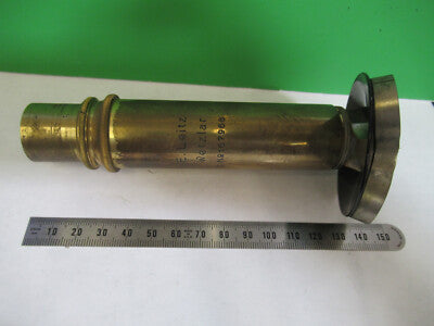 Antique Brass Tubus + Nosepiece Ernst Leitz Microscope Part