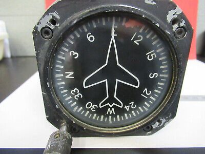 BELL HELICOPTER 206 AIRCRAFT 206-075-606-103 INDICATOR GYRO BK-1 AS PIC &B3-B-04