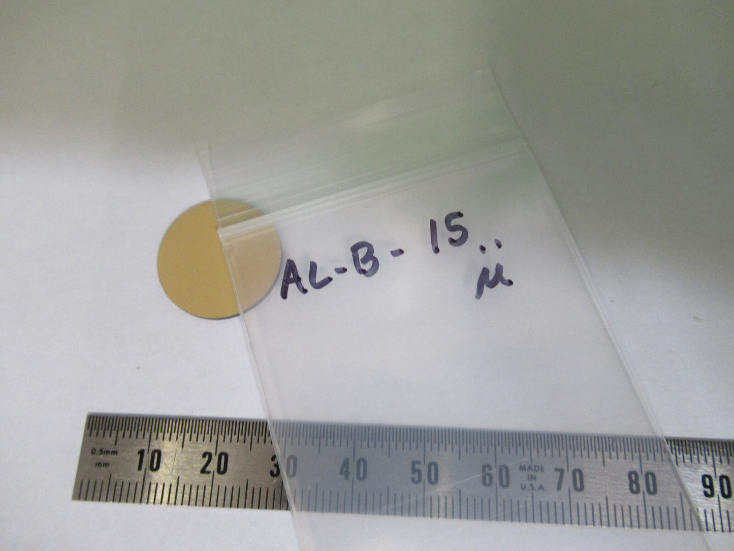 Blank Piezoelectric Quartz Crystal X-cut Gold Plated Piezo Sensor