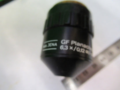 AUS JENA GERMANY INFINITY OBJECTIVE 6.3X PLANACHROMAT MICROSCOPE PART T2-A-16