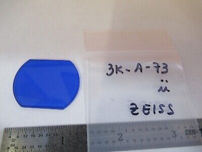 ZEISS GERMANY STEREO BLUE FILTER LENS MICROSCOPE OPTICS PC AS PICTURED &3K-A-73