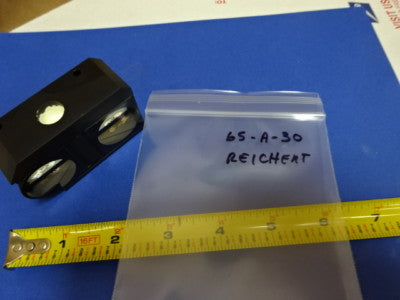 MICROSCOPE PART PRISM OPTICS for REICHERT AUSTRIA POLYVAR AS IS  #65-A-30