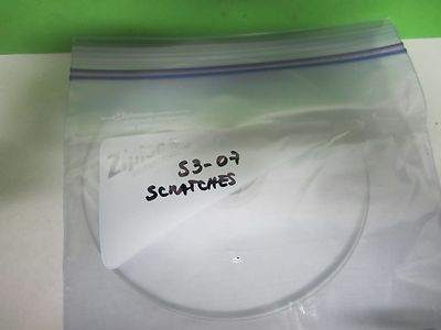 OPTICAL MIL SPEC BI CONVEX Linse [einige Kratzer] LASER OPTICS AS IS BIN#S3-07