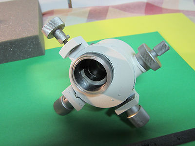 MICROSCOPE PART LEITZ WETZLAR GERMANY WITH EYEPIECE ?? AS IS BIN#4A-03