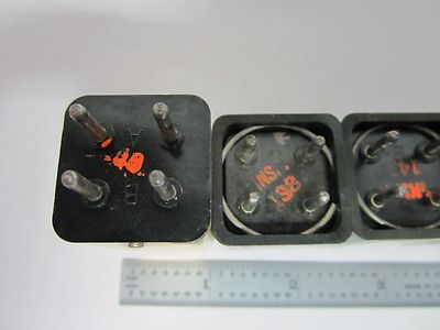 LOT 4 EA MOTOROLA QUARTZ CRYSTAL FREQUENCY CONTROL RADIO AS IS BIN#K6-08