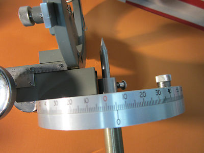 GONIOMETER PART X-RAY DIFFRACTION OR OPTICS SAMPLE HOLDER WITH MICROMETER BIN#16