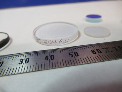Lot Lenses Optics Lens Convex Microscope Part