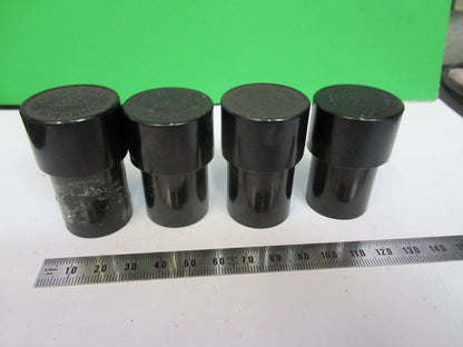BAUSCH LOMB LOT PLASTIC OBJECTIVE CANS MICROSCOPE PART AS PICTURED W5-B-66