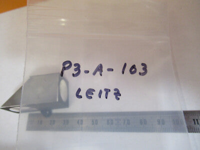 LEITZ GERMANY OPTICAL GLASS PRISM OPTICS MICROSCOPE PART AS PICTURED P3-A-103
