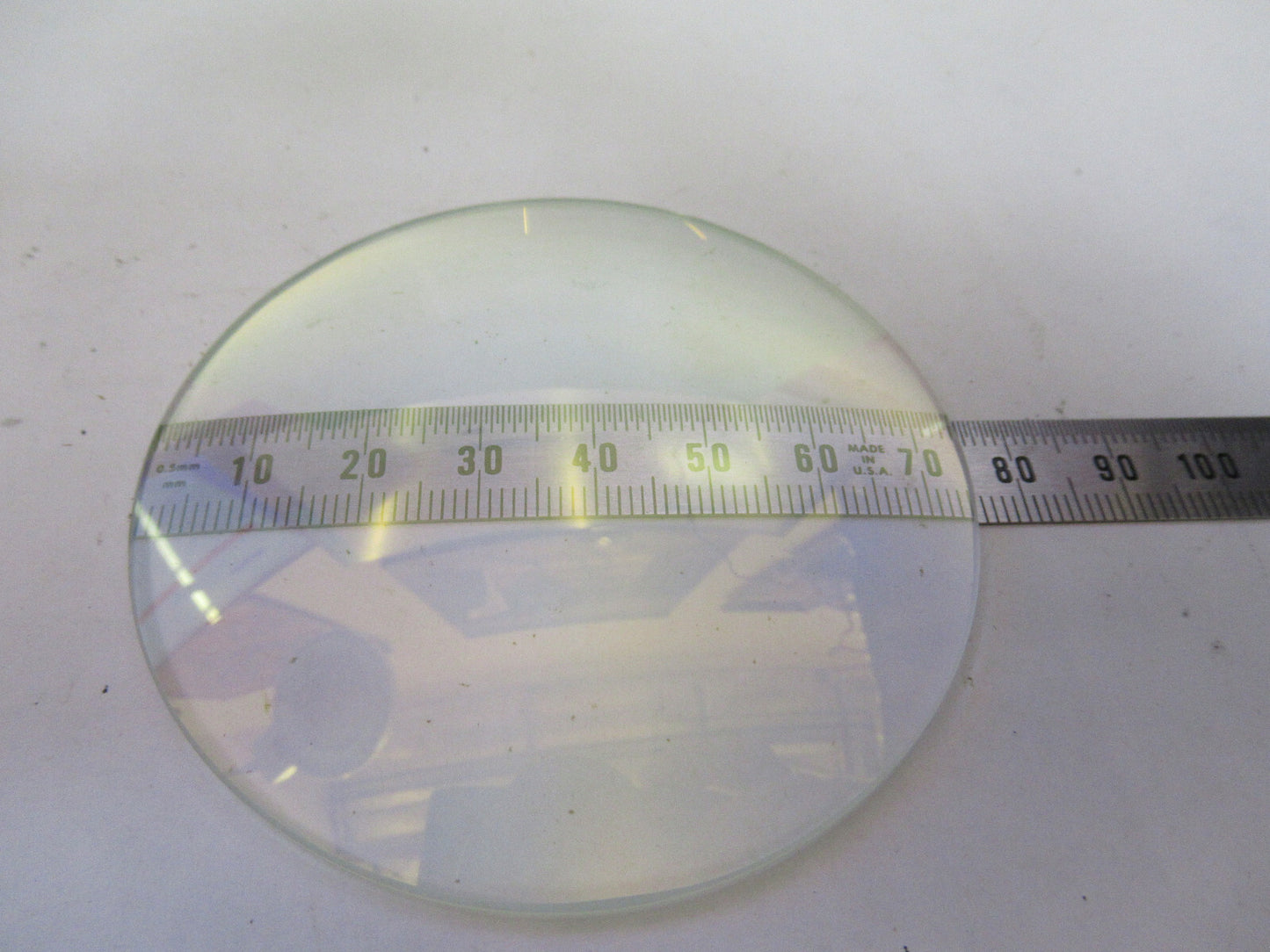 PRO MIL SPEC OPTICAL COATED PLANO CONVEX LENS LASER OPTICS AS PICTURED &W5-B-68