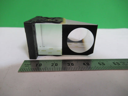LEICA GERMANY GLASS PRISM HEAD OPTICS MICROSCOPE PART AS PICTURED 80-B-39