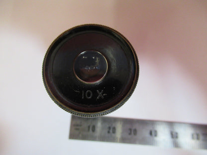 ANTIQUE BAUSCH LOMB  10X EYEPIECE OCULAR MICROSCOPE PART As Pictured S8-B-31