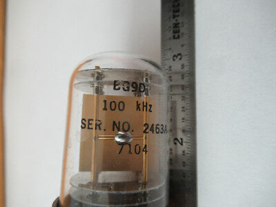 ANTIKER QUARZKRISTALL BLILEY BG9D GT GLASHALTER FREQUENZREGELUNG #F3-A-03