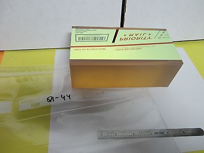 HUGE THICK AMAZING OPTICAL ZERODUR COATED DICHROIC MIRROR LASER OPTICS BIN#Q1-44