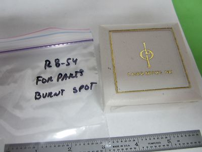 Optical UV Ultraviolet Coated Lens [burnt spot] Laser Optics
